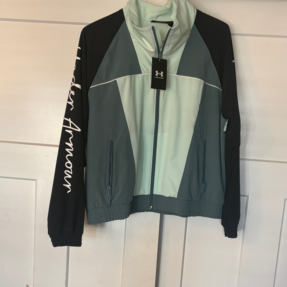 Under Armour Women's Mint and Black Jacket